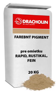DRACHOLIN, farebný pigment pre omietku RAPID, RUSTIKAL, FEIN 20 kg